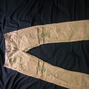 Men’s Tan Skinny Jeans